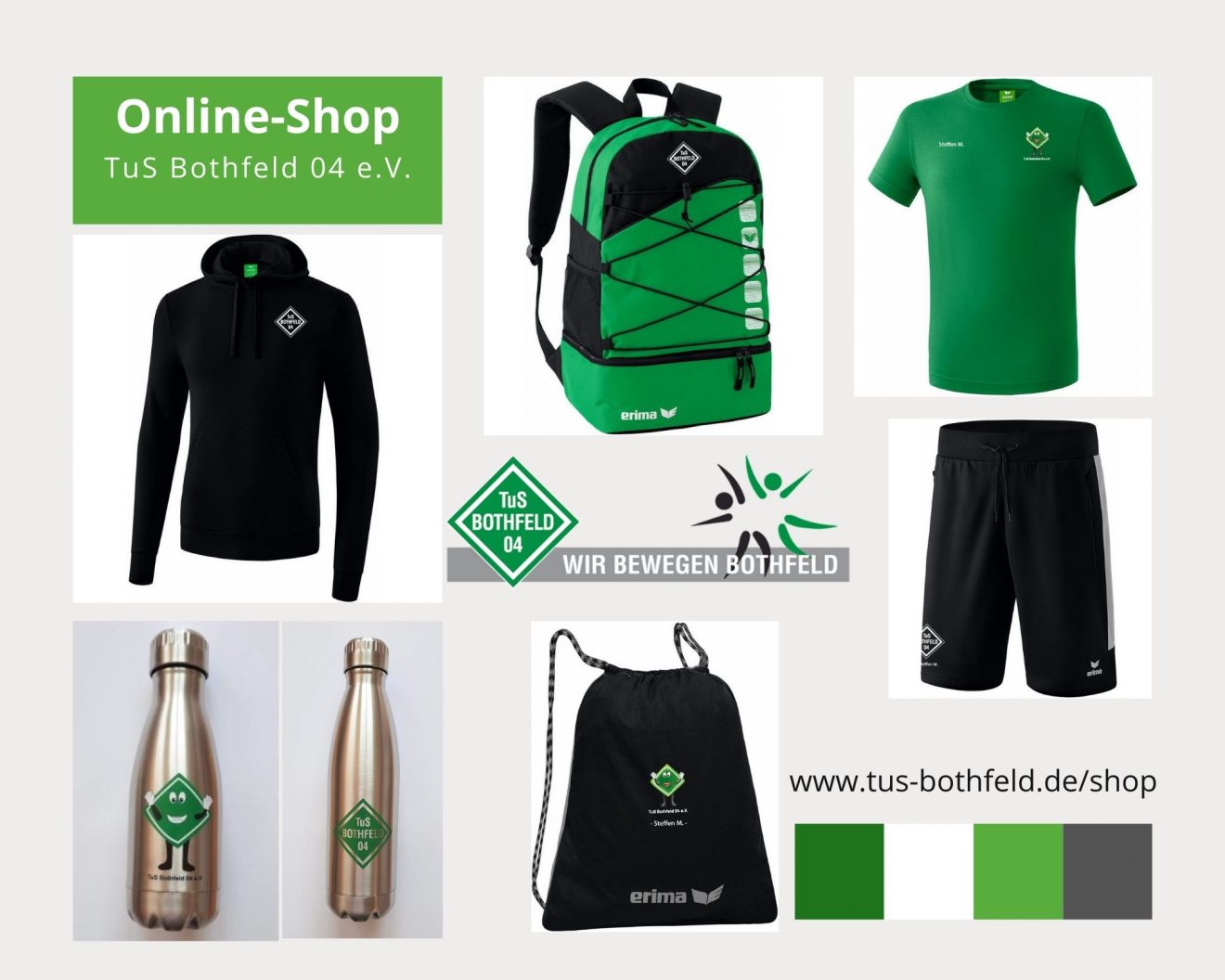 Canva Collage Online-Shop TuS Bothfeld