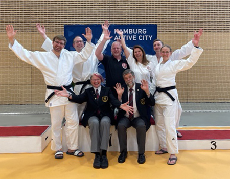 Kata-Team des NJV vom zweiten Wettkampftag bei der DKM 2022 im Judo